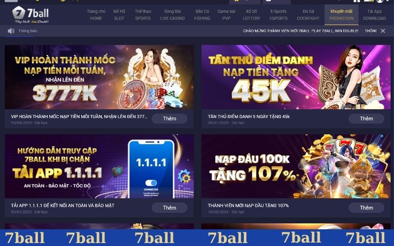 Điều kiện để tham gia khuyến mãi 77BALL