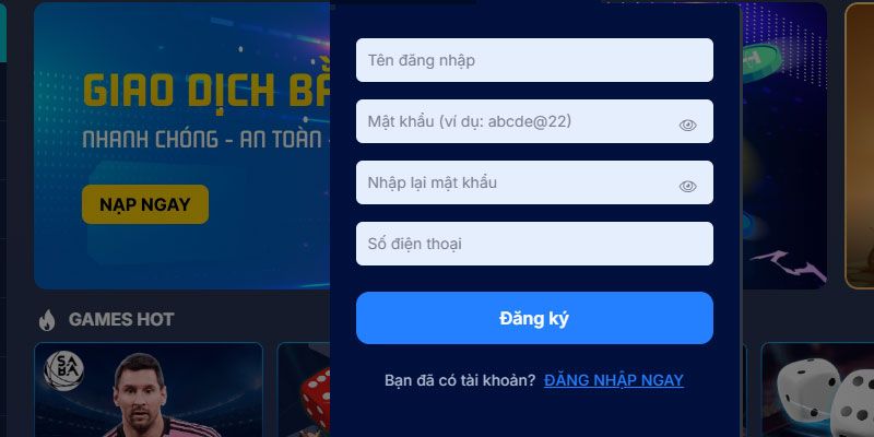 Hướng dẫn chi tiết từng bước đăng ký Fabet